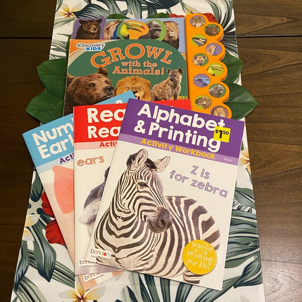 Kids Pre K-Kindergarten Activity Book Bundle NWT